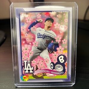 Topps MLB Tokyo Series Yoshinobu Yamamoto Card